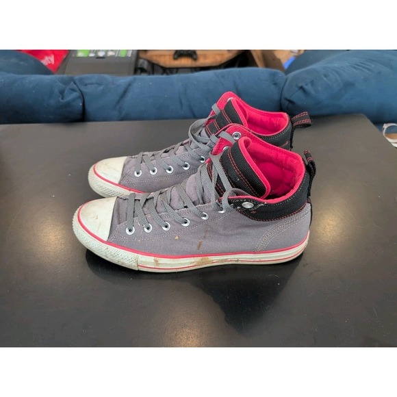 Converse Endgame Chuck Taylor All Star High Top Sneaker M 11 W 13 Red Gray - Picture 2 of 6